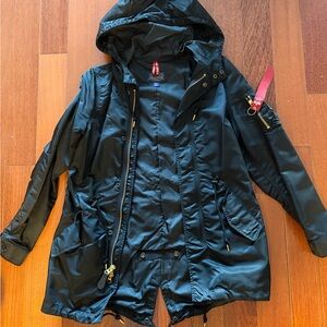 Alpha Industries Black Utility Jacket with Hood
